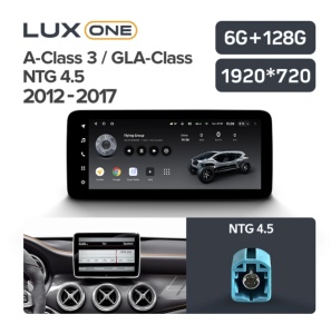 Navigatie auto Teyes Lux One Mercedes-Benz A Class W176 2012-2017 NTG 4.5 6+128GB 12.3” IPS Octa-Core 2.0 GHz Android 4G DSP Bluetooth 5.1 - Img 3