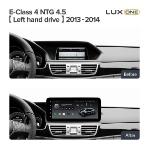 Navigatie auto Teyes Lux One Mercedes-Benz E Class W212 2013-2014 NTG 4.5 6+128GB 12.3” IPS Octa-Core 2.0 GHz Android 4G DSP Bluetooth 5.1 - Img 2