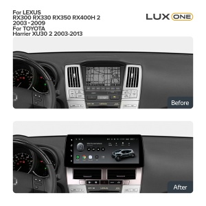 Navigatie Auto Teyes Lux One Toyota Harrier 2003-2013 6+128GB 12.3" IPS Octa-core 2Ghz, Android 4G Bluetooth 5.1 DSP - Img 3