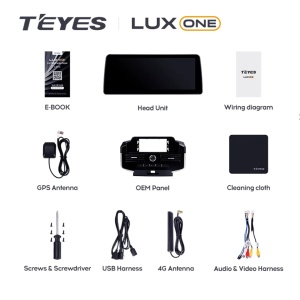 Navigatie Auto Teyes Lux One Toyota Land Cruiser 11 J200 2007-2015 II 4+32GB 12.3" IPS Octa-core 2Ghz, Android 4G Bluetooth 5.1 DSP - Img 9