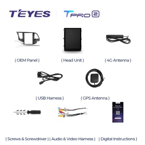 Navigatie Auto Teyes Tip Tesla TPRO 2 Hyundai Elantra 6 2015-2018 4+64GB 9.7" QLED Octa-core 1.8Ghz, Android 4G Bluetooth 5.1 DSP - Img 8
