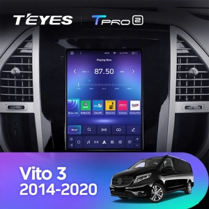 Navigatie Auto Teyes Tip Tesla TPRO 2 Mercedes-Benz Vito 3 2014-2023 4+64GB 9.7" QLED Octa-core 1.8Ghz Android 4G Bluetooth 5.1 DSP - Img 5
