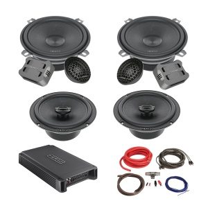 Pachet Difuzoare Auto cu amplificator Fiat Doblo 2 2009-2015 Hertz Cento 760 W