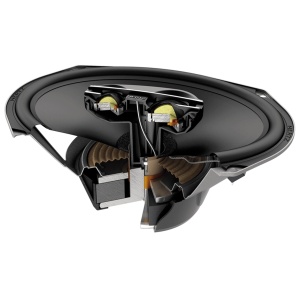 Difuzoare Auto Hertz Cento Pro CPX 690, set coaxial 3 căi, 6x9 inch, 120W RMS, 4Ω, 2 difuzoare + grile - Img 3