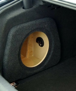 Incinta inchisa subwoofer dedicat Audi A4 B8 Sedan, 250 mm, 15L - Img 3