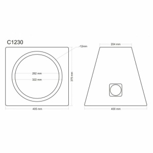 Incinta subwoofer universala, 300 mm, 30L - COD C1230 - Img 3