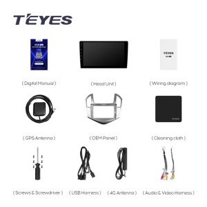 Navigatie Auto MOSS M3 Chevrolet Cruze J300 2008-2016 4+32GB 9" QLED Octa-core 2Ghz, Android 4G Bluetooth 5.1 DSP - Img 6