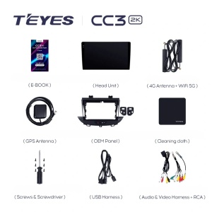 Navigatie Auto Teyes CC3 2K 360° Opel Astra K 2015-2022 6+128GB 9.5" QLED Octa-core 2Ghz, Android 4G Bluetooth 5.1 DSP - Img 8