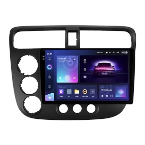 Navigatie Auto Teyes CC3 2K 360 Honda Civic 7 2001-2005 6+128GB 9.5" QLED Octa-core 2Ghz Android 4G Bluetooth 5.1 DSP