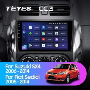 Navigatie Auto Teyes CC3 2K Fiat Sedici 2005-2014 6+128GB 9.5" QLED Octa-core 2Ghz, Android 4G Bluetooth 5.1 DSP - Img 2