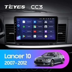 Navigatie Auto Teyes CC3 2K Mitsubishi Lancer 10 2007-2012 6+128GB 10.36" QLED Octa-core 2Ghz, Android 4G Bluetooth 5.1 DSP - Img 2