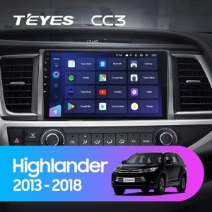 Navigatie Auto Teyes CC3 2K Toyota Highlander 3 2013-2018 4+64GB 10.36" QLED Octa-core 2Ghz, Android 4G Bluetooth 5.1 DSP - Img 2