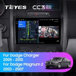 Navigatie Auto Teyes CC3 360° Dodge Charger 2005-2010 6+128GB 9" QLED Octa-core 1.8Ghz, Android 4G Bluetooth 5.1 DSP - Img 2