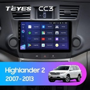 Navigatie Auto Teyes CC3 Toyota Highlander 2 2007-2013 6+128GB 10.2" QLED Octa-core 1.8Ghz, Android 4G Bluetooth 5.1 DSP - Img 2