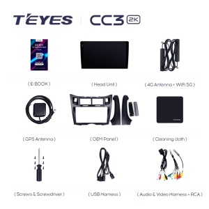 Navigatie Auto Teyes CC3L Toyota Yaris 2005-2012 4+32GB 9" IPS Octa-core 1.6Ghz, Android 4G Bluetooth 5.1 DSP - Img 7