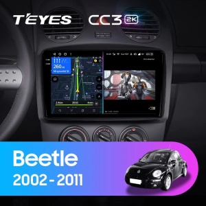 Navigatie Auto Teyes CC3L Volkswagen New Beetle 1998-2010 4+64GB 9" IPS Octa-core 1.6Ghz, Android 4G Bluetooth 5.1 DSP - Img 2