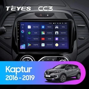 Navigatie Auto Teyes CC3L WiFi Renault Captur 2016-2019 2+32GB 9" IPS Quad-core 1.3Ghz, Android Bluetooth 5.1 DSP - Img 2