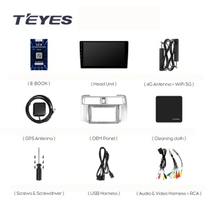 Navigatie Auto Teyes CC3L WiFi Toyota 4Runner 5 2009 - 2020 2+32GB 9" IPS Quad-core 1.3Ghz, Android Bluetooth 5.1 DSP - Img 7