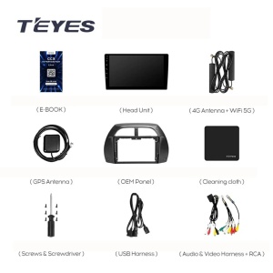 Navigatie Auto Teyes CC3L WiFi Toyota RAV4 2 XA20 2000-2003 2+32GB 9" IPS Quad-core 1.3Ghz, Android Bluetooth 5.1 DSP - Img 7