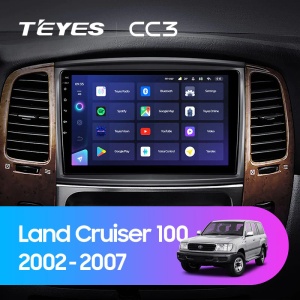 Navigatie Auto Teyes CC4 Toyota Land Cruiser LC J100 2002-2007 8+128GB 10.36" QLED Octa-core 2.7Ghz, Android 4G Bluetooth 5.1 DSP