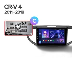 Navigatie Auto Teyes CC4L Honda CR-V 4 2011-2016 6+64GB 9" QLED Qualcomm 2Ghz, Android 4G Bluetooth 5.1 DSP - Img 3
