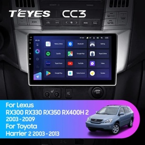 Navigatie Auto Teyes CC4L Lexus RX 2003-2023 6+64GB 9" QLED Qualcomm 2Ghz, Android 4G Bluetooth 5.1 DSP