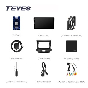 Navigatie Auto Teyes CC4L Mitsubishi Outlander 2 2007-2013 6+64GB 9" QLED Qualcomm 2Ghz, Android 4G Bluetooth 5.1 DSP - Img 6