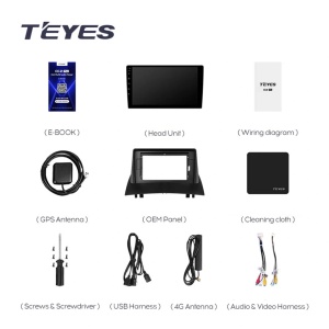 Navigatie Auto Teyes CC4L Renault Megane 2 2002-2009 6+64GB 9" QLED Qualcomm 2Ghz, Android 4G Bluetooth 5.1 DSP - Img 2
