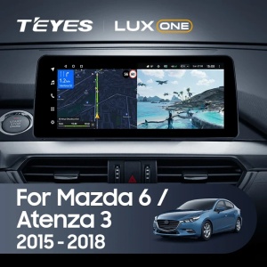 Navigatie Auto Teyes Lux One 360° Mazda 6 2015-2018 6+128GB 12.3" IPS Octa-core 2Ghz, Android 4G Bluetooth 5.1 DSP
