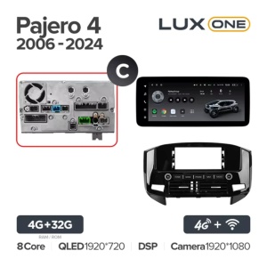 Navigatie Auto Teyes Lux One 360° Mitsubishi Pajero 4 V90 2006-2021 6+128GB 12.3" IPS Octa-core 2Ghz, Android 4G Bluetooth 5.1 DSP - Img 9