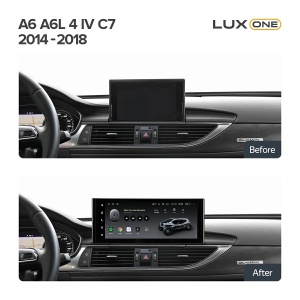 Navigatie Auto Teyes Lux One Audi A6 C7 2014-2018 6+128GB 12.3" IPS Octa-Core 2.0 GHz Android 4G DSP Bluetooth 5.1 - Img 3