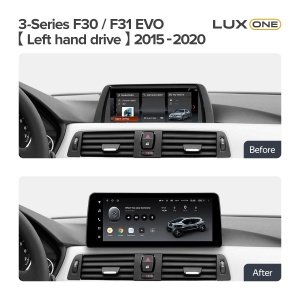 Navigatie auto Teyes Lux One BMW Seria 3 F30 2011-2016 EVO 6+128GB 12.3” IPS Octa-Core 2.0 GHz Android 4G DSP Bluetooth 5.1 - Img 2