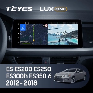 Navigatie Auto Teyes Lux One Lexus Lexus ES ES200 ES250 ES300h ES350 XV60 VI 6 2012-2018 6+128GB 12.3" IPS Octa-core 2Ghz, Android 4G Bluetooth 5.1 DSP - Img 2