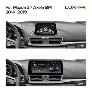Navigatie Auto Teyes Lux One Mazda 3 III 2014-2018 6+128GB 12.3" IPS Octa-core 2Ghz, Android 4G Bluetooth 5.1 DSP - Img 3