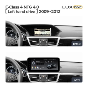 Navigatie auto Teyes Lux One Mercedes-Benz E Class W212 2009-2012 NTG 4.0 6+128GB 12.3” IPS Octa-Core 2.0 GHz Android 4G DSP Bluetooth 5.1 - Img 2