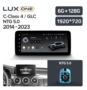 Navigatie auto Teyes Lux One Mercedes-Benz GLC X253 2016-2023 NTG 5.0 6+128GB 12.3” IPS Octa-Core 2.0 GHz Android 4G DSP Bluetooth 5.1 - Img 3