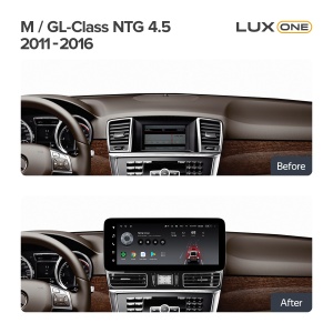 Navigatie Auto Teyes Lux One Mercedes-Benz M Class W166 2011-2019 NTG 4.5 6+128GB 12.3" IPS Octa-core 2Ghz, Android 4G Bluetooth 5.1 DSP - Img 3