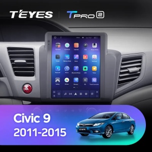 Navigatie Auto Teyes Tip Tesla TPRO 2 Honda Civic 9 2011-2017 4+64GB 9.7" QLED Octa-core 1.8Ghz Android 4G Bluetooth 5.1 DSP - Img 2