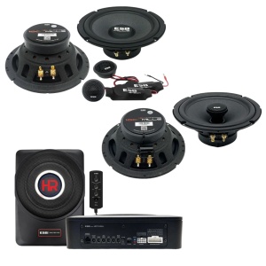 Pachet Difuzoare Auto cu subwoofer Ford Puma 2019-2023 ESB 1000 340 W