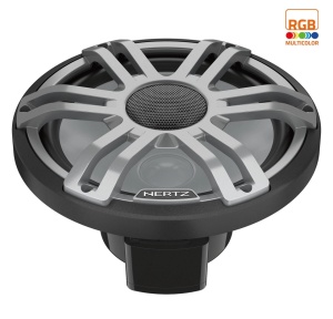 Difuzoare Marine Hertz HMX 8 S-LD SW / G, Alb / Negru, set coaxial 2 căi 200MM, 100W RMS - Img 3