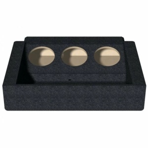 Incinta inchisa subwoofer dedicat BMW X6 F16, 3 x 200 mm, 25L - Img 1