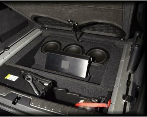 Incinta inchisa subwoofer dedicat BMW X6 F16, 3 x 200 mm, 25L - Img 5
