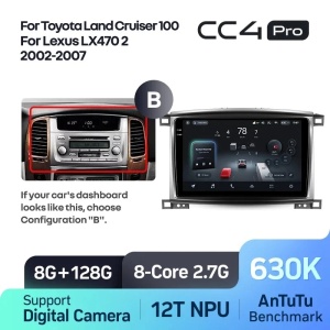 Navigatie Auto cu Asistenta AI Teyes CC4 PRO Toyota Land Cruiser LC J100 2002-2007 8+128GB 10.36" QLED, Android 13, 5G, 7.1 DSP, CarPlay - Img 11