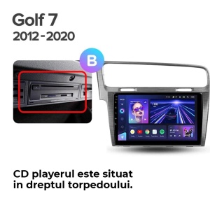 Navigatie Auto MOSS M2 Volkswagen Golf 7 2012-2020 4+32GB 10" IPS Octa-core 1.6Ghz, Android 4G Bluetooth 5.1 DSP - Img 7