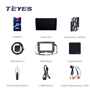 Navigatie Auto MOSS M3 Chevrolet Captiva 2011-2016 4+32GB 10" QLED Octa-core 2Ghz, Android 4G Bluetooth 5.1 DSP - Img 6