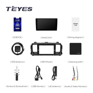 Navigatie Auto MOSS M3 Citroen Jumpy 2016-2023 4+32GB 9" QLED Octa-core 2Ghz, Android 4G Bluetooth 5.1 DSP - Img 5