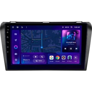 Navigatie Auto MOSS M3 Mazda 3 I 2003-2009 4+32GB 9" QLED Octa-core 2Ghz, Android 4G Bluetooth 5.1 DSP