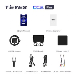 Navigatie Auto Teyes CC2 Plus Ford Mondeo 5 2022-2023 4+32GB 9" QLED Octa-core 1.8Ghz, Android 4G Bluetooth 5.1 DSP - Img 8