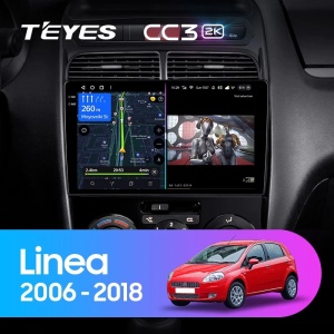 Navigatie Auto Teyes CC3 2K 360° Fiat Linea 2006-2012 6+128GB 9.5" QLED Octa-core 2Ghz, Android 4G Bluetooth 5.1 DSP - Img 2