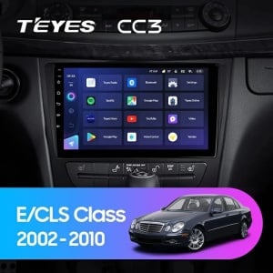 Navigatie Auto Teyes CC3 2K 360 Mercedes-Benz E Class W211 2002-2009 6+128GB 9.5" QLED Octa-core 2Ghz Android 4G Bluetooth 5.1 DSP - Img 2